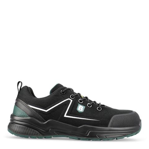 BRYNJE 309 Green Sprinter safety shoe. With drawstring system