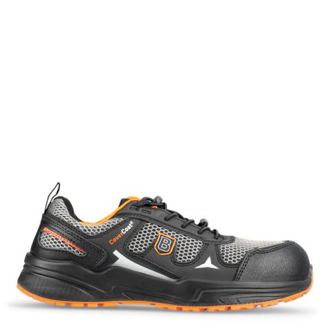 BRYNJE 314 Grey Athletic safety shoe. Elastic laces